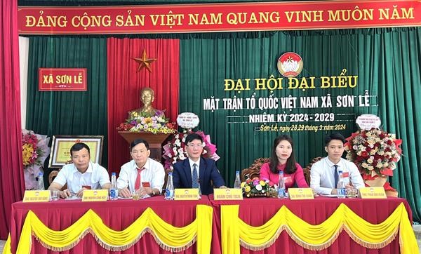 Đại hội Đại biểu MTTQ xã Sơn Lễ nhiệm kỳ 2024 – 2029